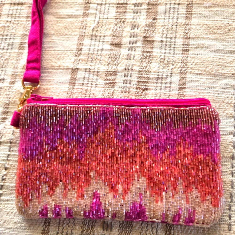 Beaded Wristlet